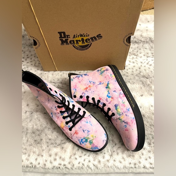 DR. MARTENS SHERIDAN WOMEN'S CONFETTI SUEDE CASUAL BOOTS MSRP$150 - Picture 7 of 11